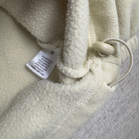 Formula 1 F1 PacSun Cream Fleece Quarter Zip Pullover Mens Medium Motorsport - Picture 10 of 11